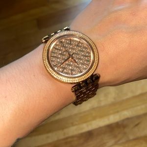 SALE!! Michael kors watch womens. Rose gold